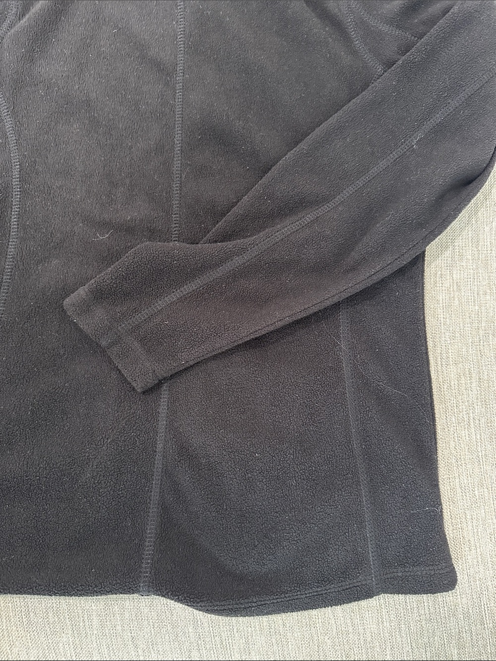 Women's Kaiser Permanente Black Full-Zip Fleece Jacket Size XS - Picture 11 of 13